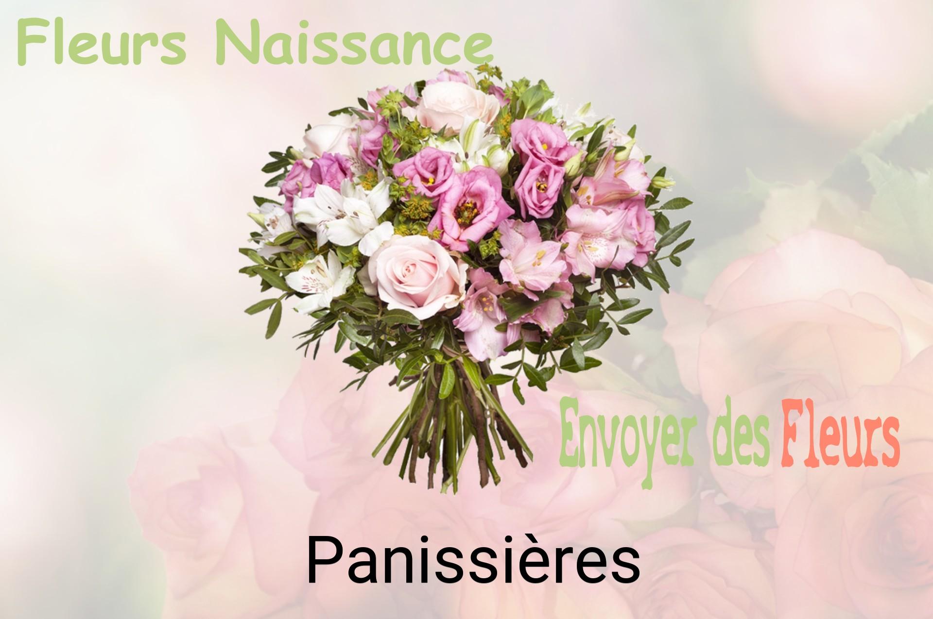 Bouquet de fleurs de naissance livré à Panissières